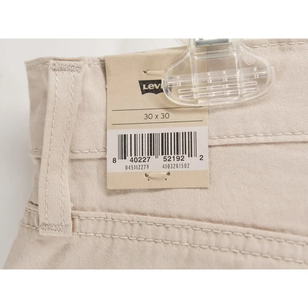NWT Levis 511 Slim Fit Tech Stretch Pants Mens 30x30 Khaki Beige 045112279